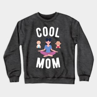 Cool Mom Floating Babies Crewneck Sweatshirt